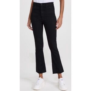 Mother The Hustler Ankle Fray in Not Guilty Black Size 25